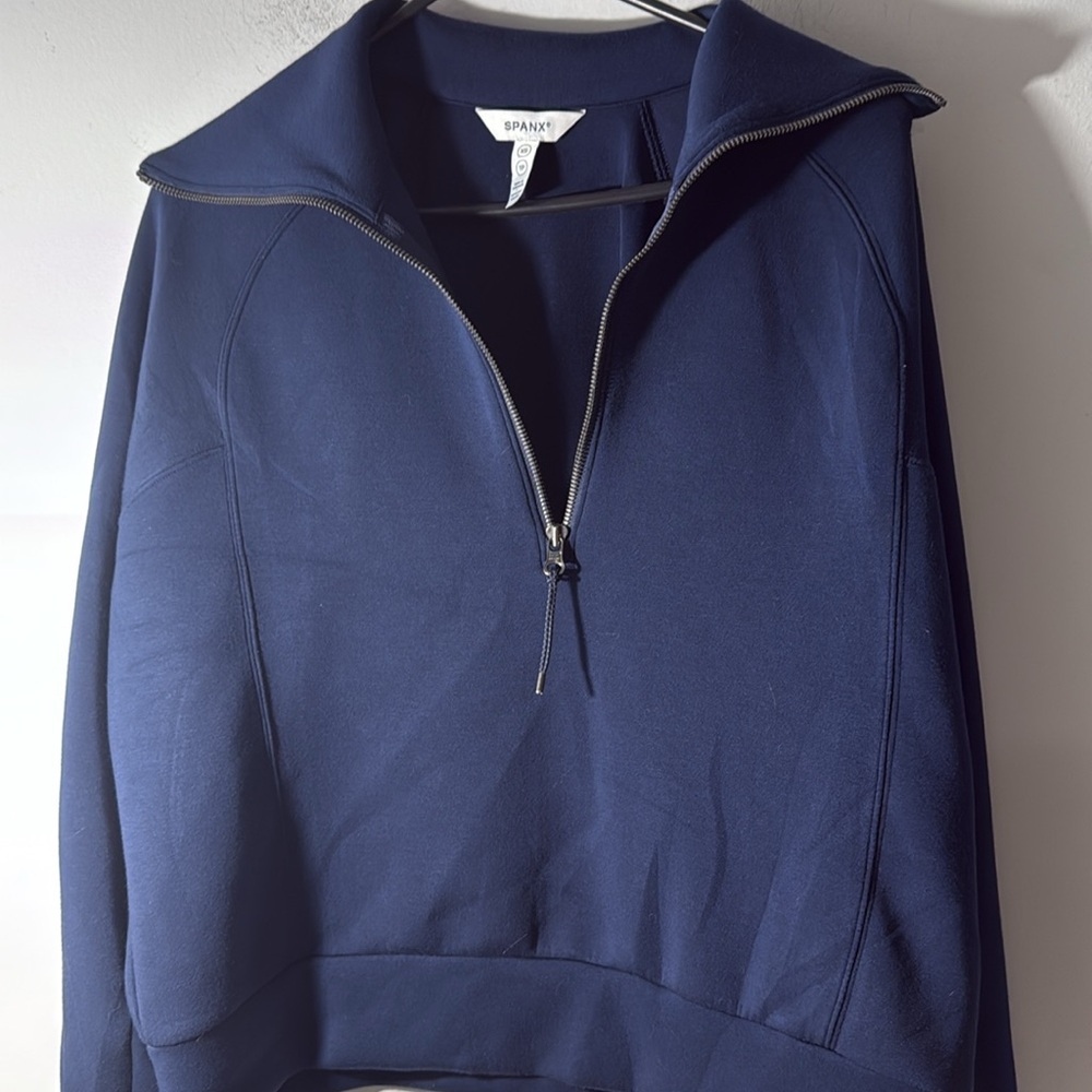 SPANX AirEssentials Half Zip Sweatshirt Women’s Size XS - Picture 4 of 5